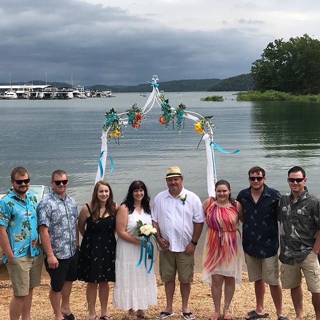 We had so much fun hosting Jackson and Michelle for their wedding this weekend! #tanglewoodlodge #rogersarkansas #nwarkansas #beaverlake